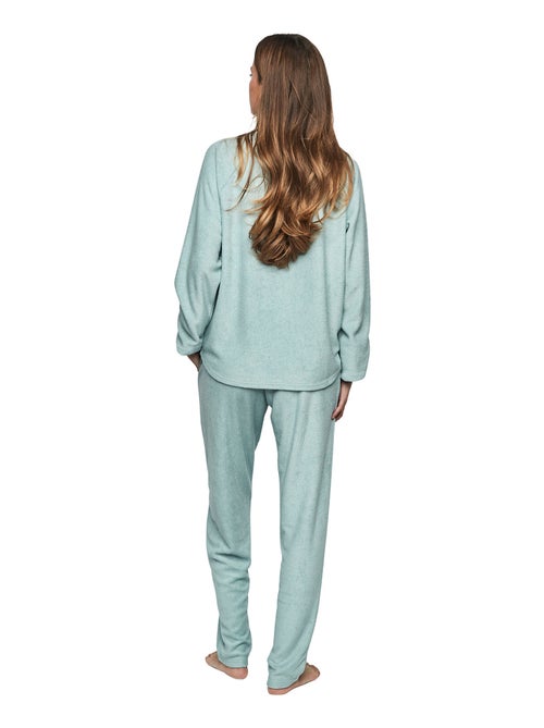 Pyjama broek top lange mouwen p103 cuddly - Kiabi Pyjama broek top lange mouwen p103 cuddly - Kiabi