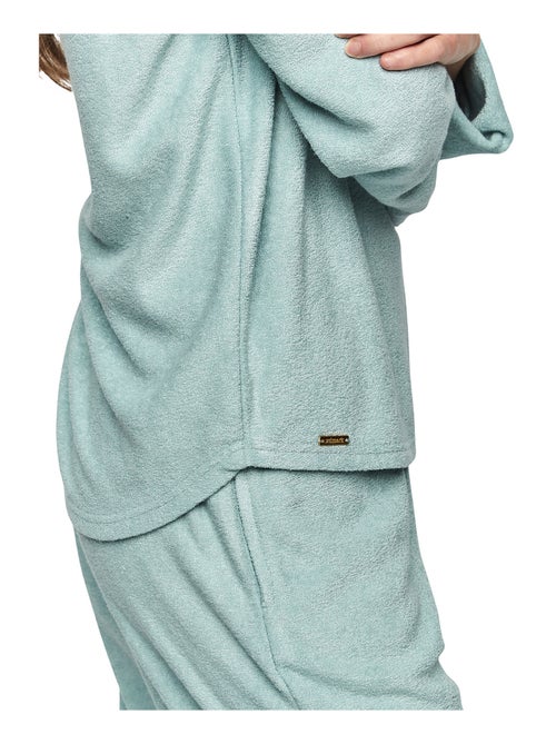 Pyjama broek top lange mouwen p103 cuddly - Kiabi Pyjama broek top lange mouwen p103 cuddly - Kiabi
