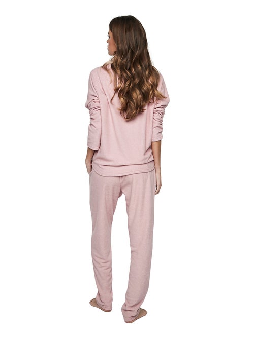 Pyjama broek top lange mouwen p103 cuddly - Kiabi Pyjama broek top lange mouwen p103 cuddly - Kiabi