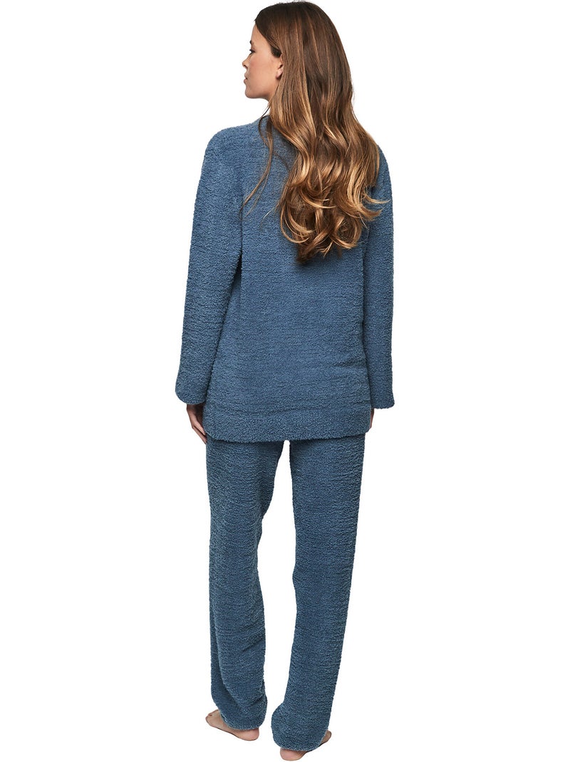Pyjama broek top lange mouwen p110 candy cloud Blauw - Kiabi