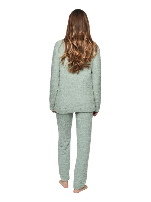 Pyjama broek top lange mouwen p110 candy cloud - Kiabi Pyjama broek top lange mouwen p110 candy cloud - Kiabi