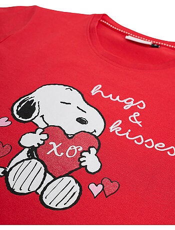 Pyjama broek top lange mouwen peanuts in my heart