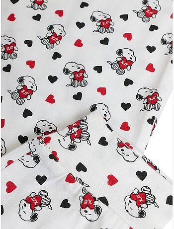 Pyjama broek top lange mouwen peanuts in my heart