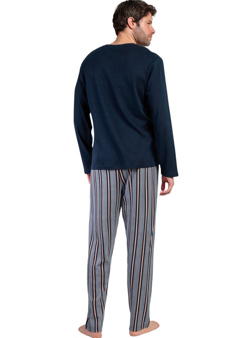 Pyjama broek top lange mouwen pointe antonio miro - Kiabi Pyjama broek top lange mouwen pointe antonio miro - Kiabi