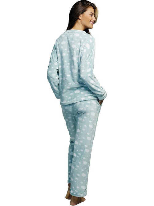 Pyjama broek top lange mouwen polar joven - Kiabi
