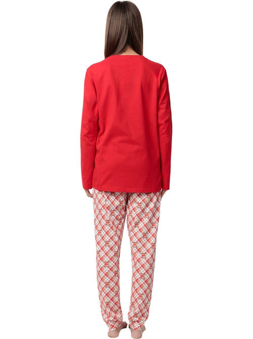 Pyjama broek top lange mouwen reindeer - Kiabi Pyjama broek top lange mouwen reindeer - Kiabi