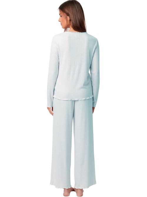 Pyjama broek top lange mouwen romantic - Kiabi