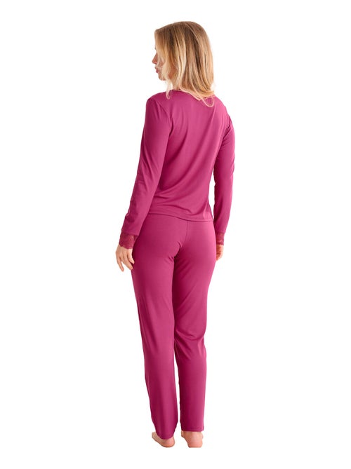 Pyjama broek top lange mouwen ruth - Kiabi