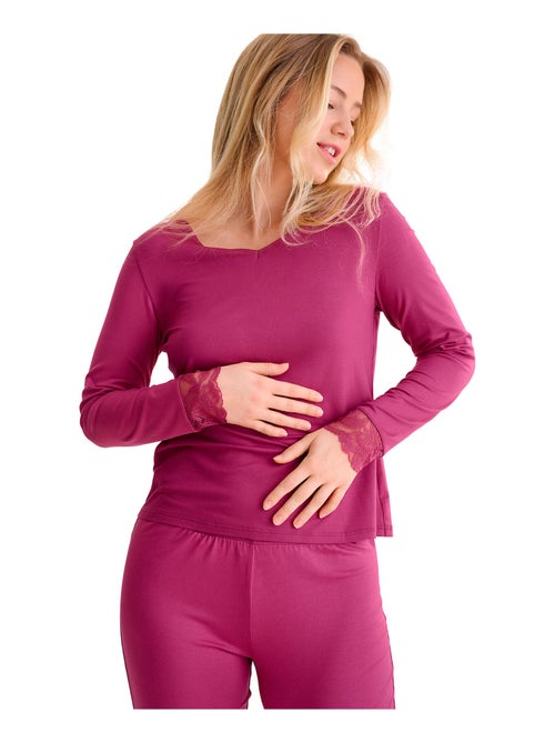 Pyjama broek top lange mouwen ruth - Kiabi