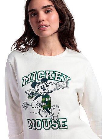 Pyjama broek top lange mouwen ski mouse disney
