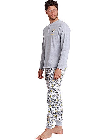 Pyjama broek top lange mouwen snoopy funny peanuts