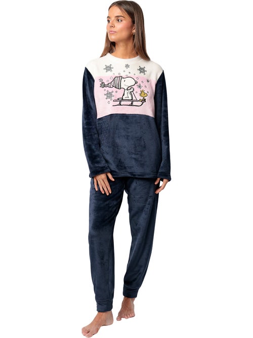 Pyjama broek top lange mouwen snow drift peanuts - Kiabi Pyjama broek top lange mouwen snow drift peanuts - Kiabi