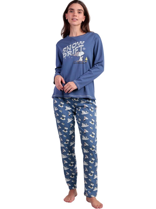 Pyjama broek top lange mouwen snow drift peanuts - Kiabi Pyjama broek top lange mouwen snow drift peanuts - Kiabi