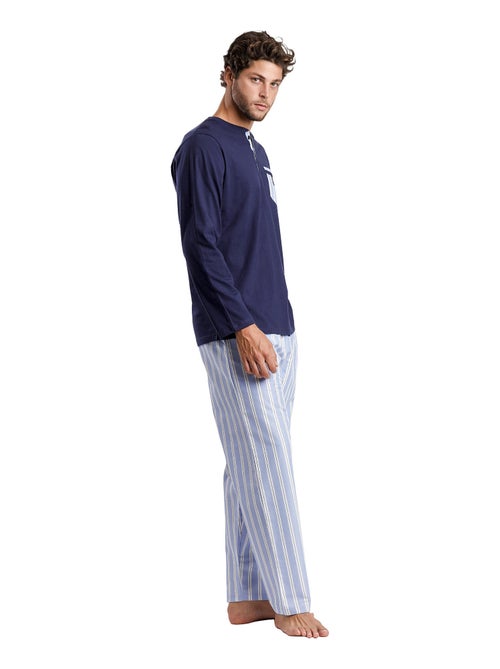 Pyjama broek top lange mouwen stripest - Kiabi Pyjama broek top lange mouwen stripest - Kiabi