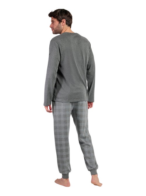 Pyjama broek top lange mouwen suv antonio miro - Kiabi Pyjama broek top lange mouwen suv antonio miro - Kiabi