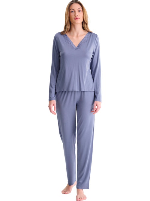 Pyjama broek top lange mouwen tania - Kiabi Pyjama broek top lange mouwen tania - Kiabi