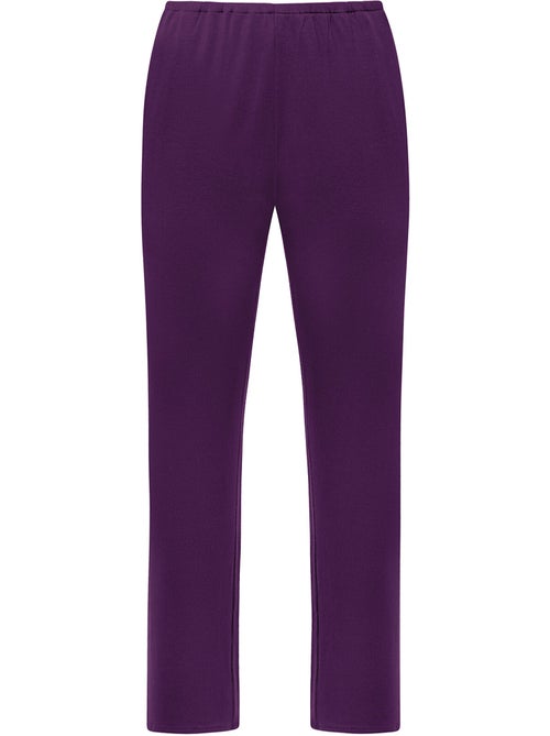Pyjama broek top lange mouwen velvet luxe - Kiabi