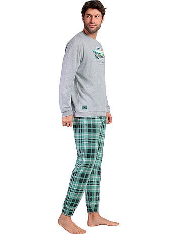 Pyjama broek top lange mouwen vintage car lois
