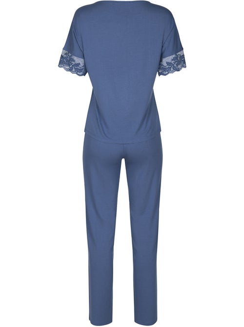 Pyjama broek top slipe mouwen juliette - Kiabi
