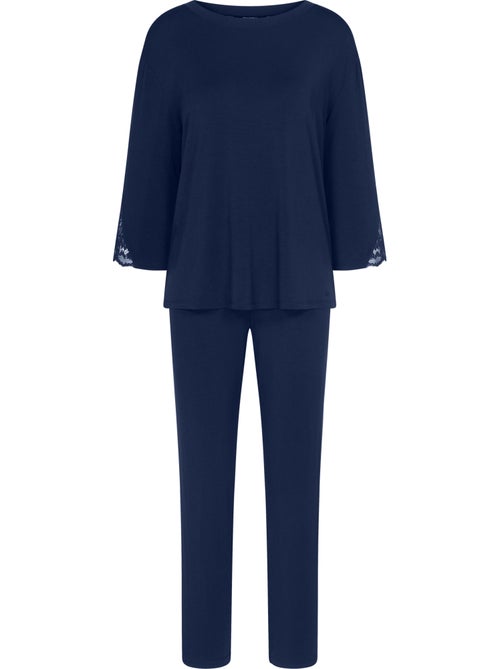 Pyjama broek tuniek driekwart mouwen amourette - Kiabi Pyjama broek tuniek driekwart mouwen amourette - Kiabi