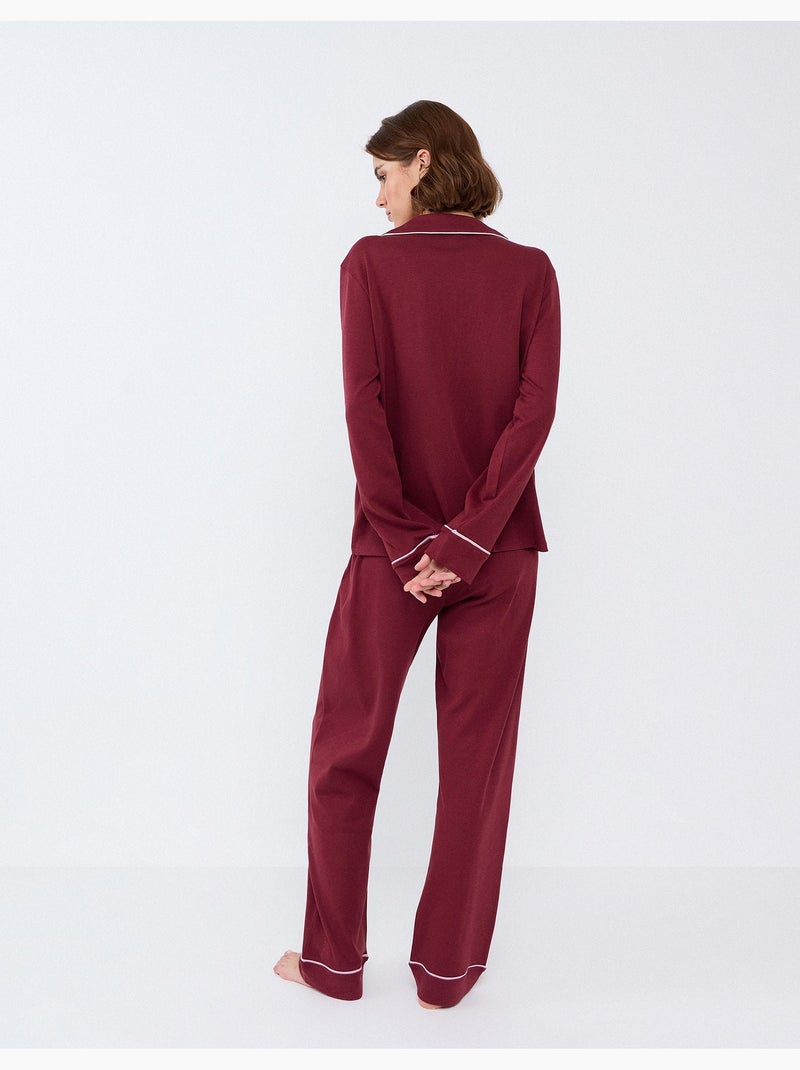 Pyjama chemisé, mo fashion Marron - Kiabi