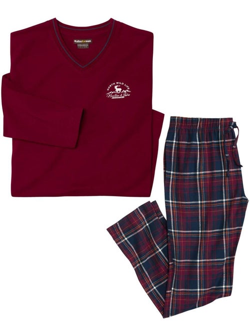 Pyjama Coton et Flanelle   - ATLAS FOR MEN - Kiabi