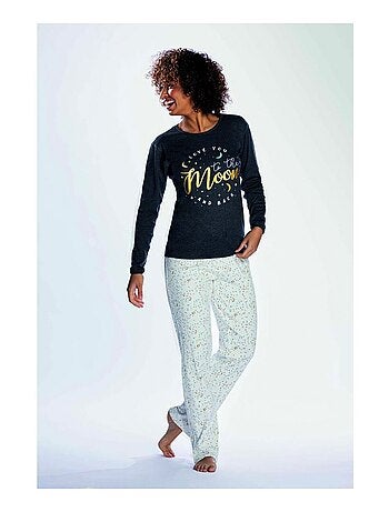 Pyjama COTON MELISSA BROWN - Pack de 2