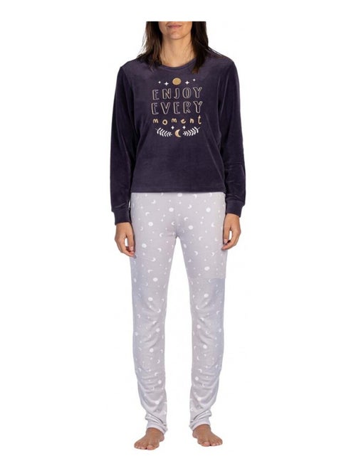 Pyjama COTON MELISSA BROWN - Kiabi Pyjama COTON MELISSA BROWN - Kiabi