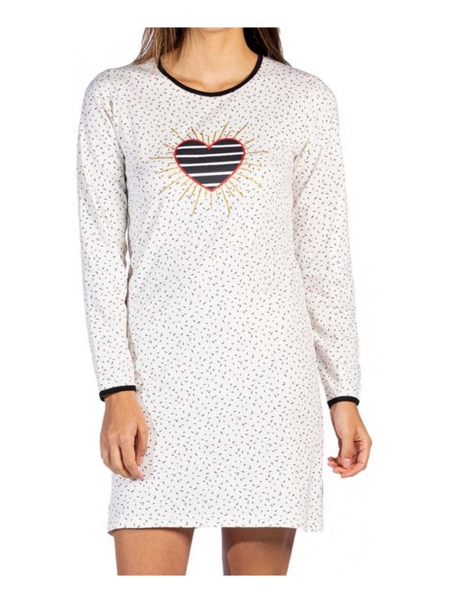 Pyjama COTON MELISSA BROWN - Kiabi Pyjama COTON MELISSA BROWN - Kiabi