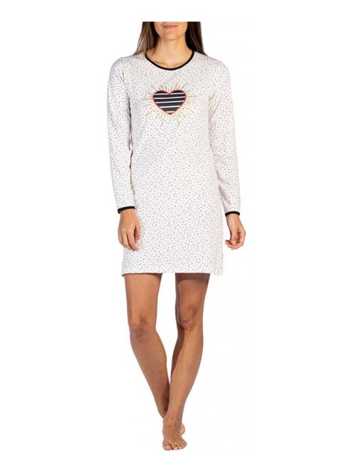 Pyjama COTON MELISSA BROWN - Kiabi Pyjama COTON MELISSA BROWN - Kiabi