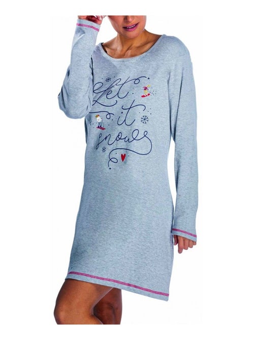 Pyjama COTON MELISSA BROWN - Kiabi Pyjama COTON MELISSA BROWN - Kiabi