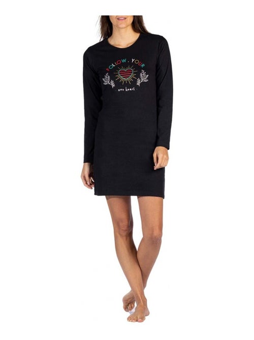 Pyjama COTON MELISSA BROWN - Kiabi Pyjama COTON MELISSA BROWN - Kiabi