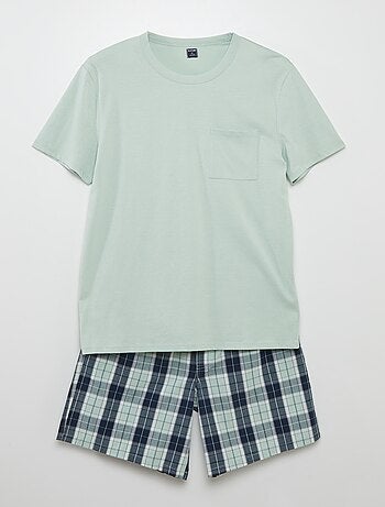 Pyjama court - short + tee-shirt - 2 pièces