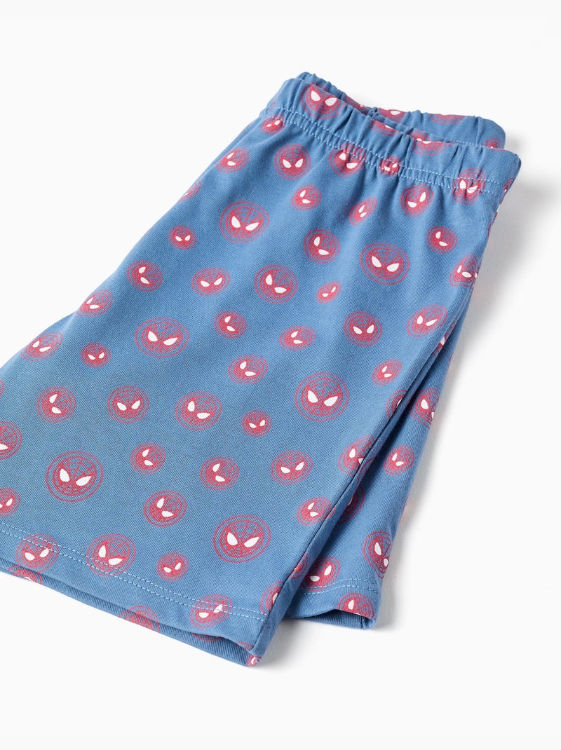 Pyjama court avec imprimé qui brille dans le noir Spider-Man Blanc - Kiabi