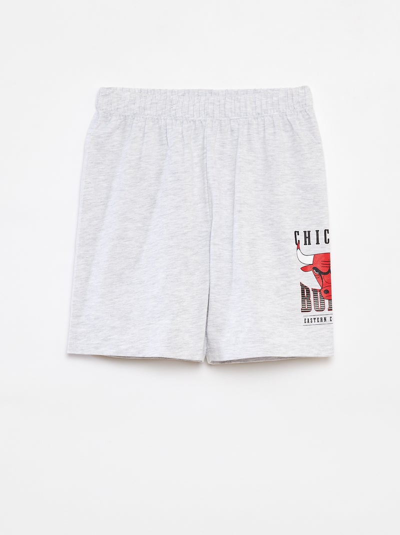 Pyjama court débardeur + short - 2 pièces 'NBA' Rouge - Kiabi