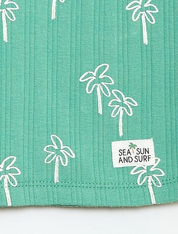 Pyjama court débardeur + short - 2 pièces