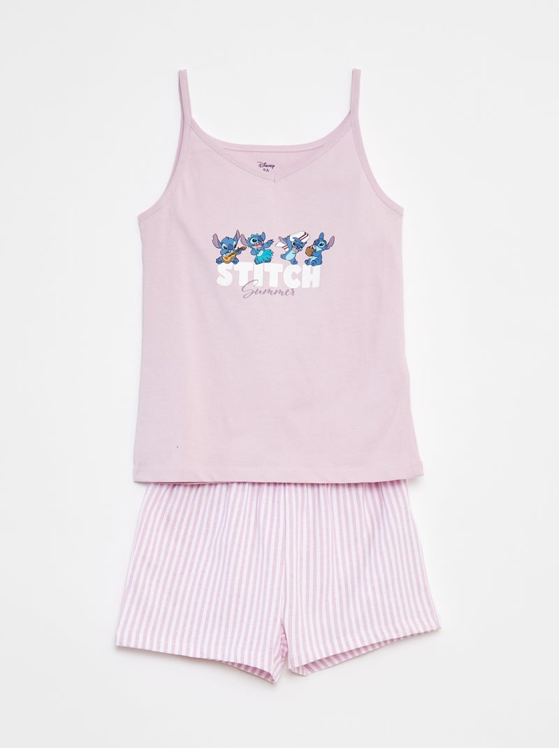 Pyjama court débardeur + short 'Disney' - 2 pièces VIOLET - Kiabi