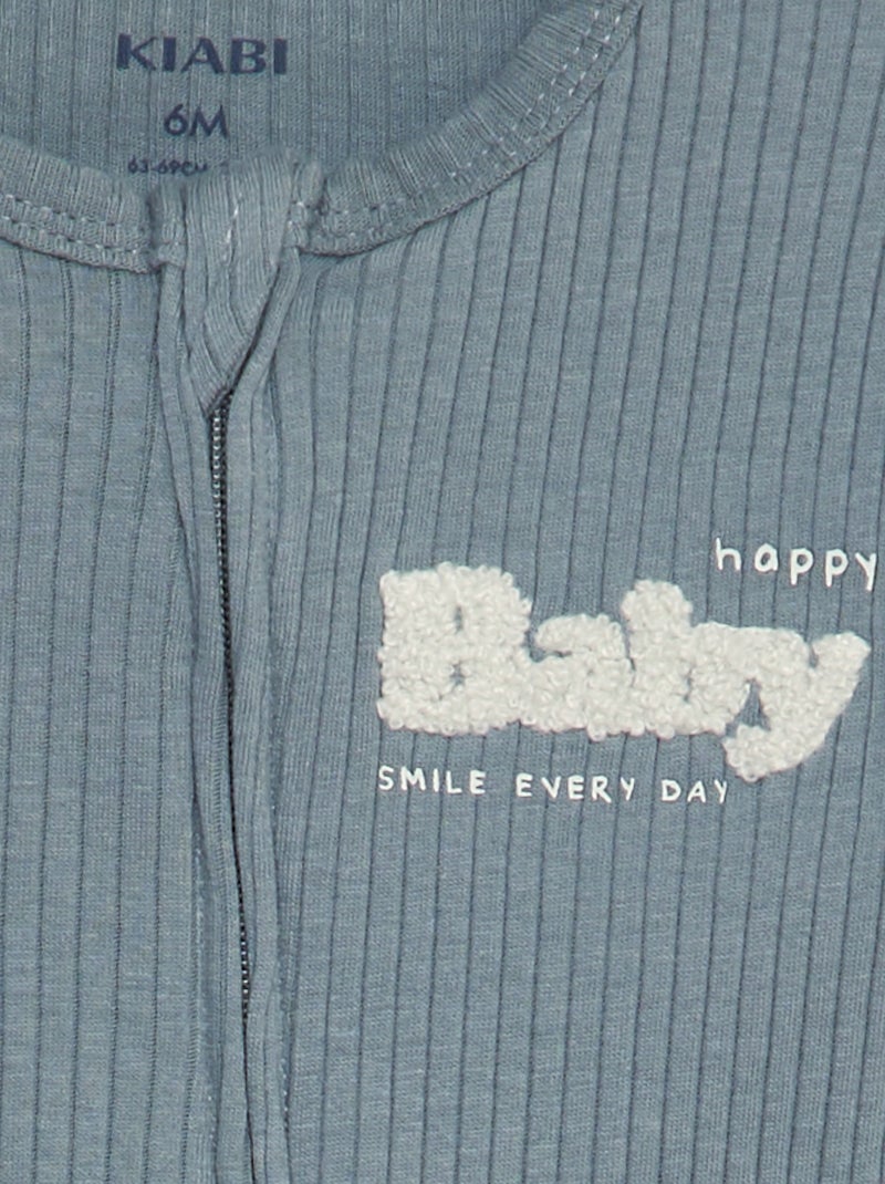 Pyjama court dors bien Bleu - Kiabi