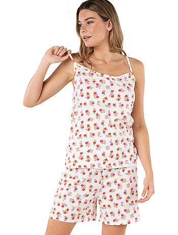 Pyjama court femme print athena