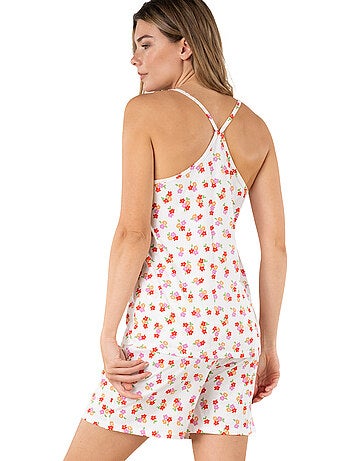 Pyjama court femme print athena