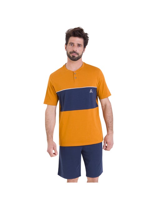 Pyjama court homme chic athena - Kiabi Pyjama court homme chic athena - Kiabi