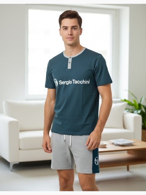 Pyjama Court Homme Sergio Tacchini - Kiabi Pyjama Court Homme Sergio Tacchini - Kiabi
