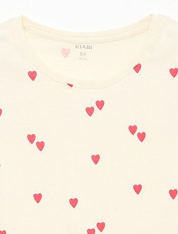 Pyjama court imprimé - 2 pièces