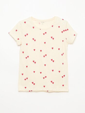 Pyjama court imprimé - 2 pièces