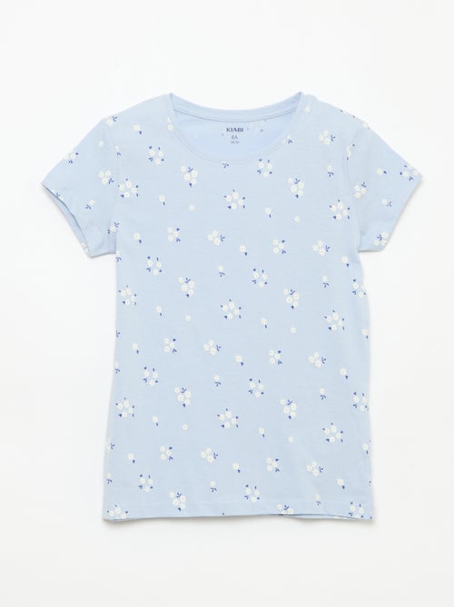 Pyjama court imprimé - 2 pièces - Kiabi