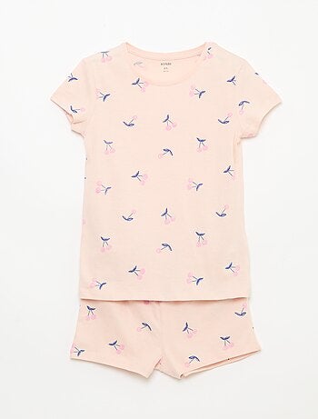 Pyjama court imprimé - 2 pièces
