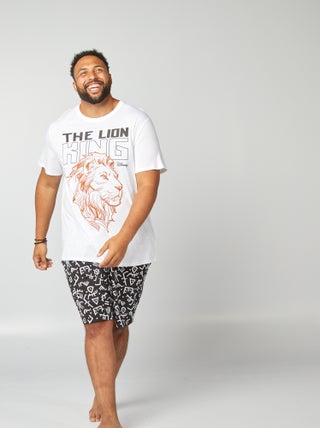 Pyjama court 'Le Roi Lion' short + t-shirt - 2 pièces