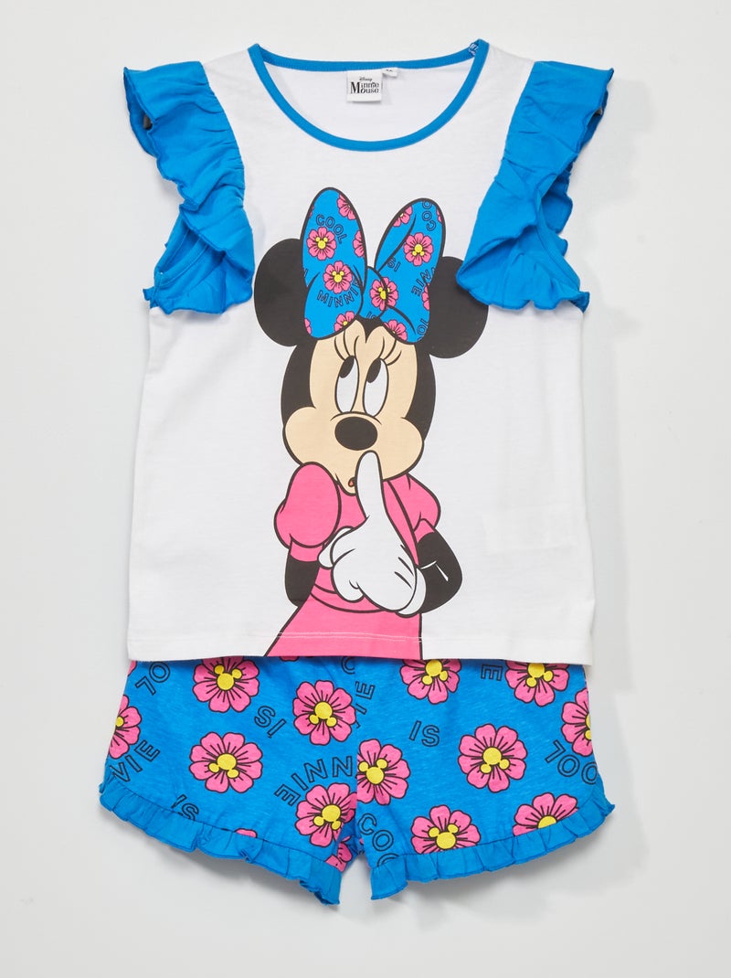 Pyjama court 'Minnie' 'Disney' - 2 pièces rose - Kiabi