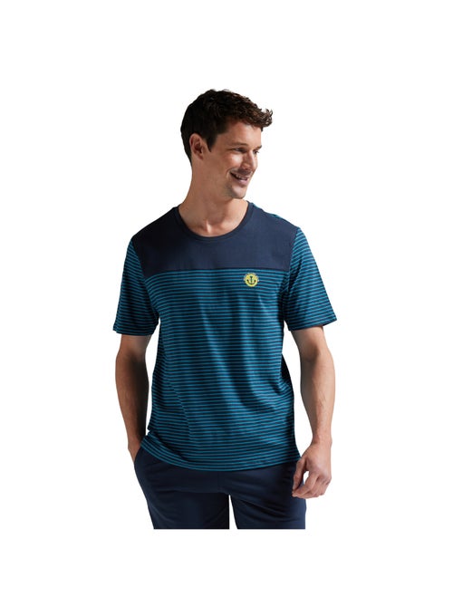 Pyjama court rayures homme l'escale athena - Kiabi Pyjama court rayures homme l'escale athena - Kiabi