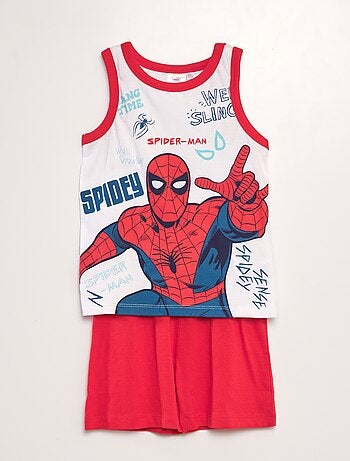 Pyjama court 'Spider-Man' débardeur + short - 2 pièces